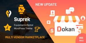 Suprek - Chủ đề WordPress cho thuê thiết bị