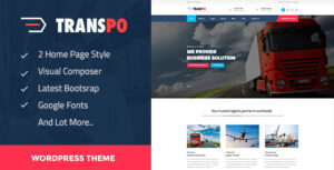 TRANSPO - Chủ đề WordPress về Hậu cần & Vận tải