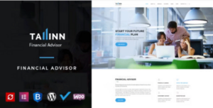 Tallinn - Chủ đề WordPress tư vấn và kinh doanh