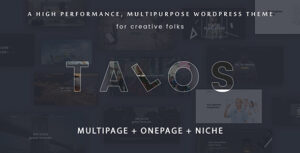 Talos - Chủ đề WordPress đa năng sáng tạo
