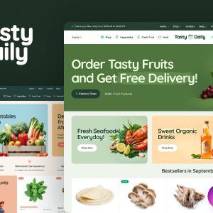 Tasty Daily - Chủ đề WooC Commerce về Cửa hàng tạp hóa & Thực phẩm
