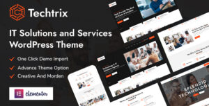 Techtrix - Giải pháp CNTT & Công nghệ WordPress Theme