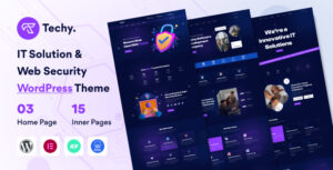 Techy - Giải pháp CNTT & Bảo mật Web Theme WordPress