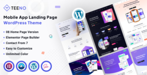 Teeno - Chủ đề WordPress đích cho ứng dụng