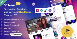 Tekno - Chủ đề WordPress Elementor dịch vụ công nghệ