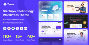 Terra - Chủ đề WordPress khởi nghiệp & công nghệ