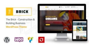 The Brick - Chủ đề WordPress kinh doanh xây dựng & xây dựng