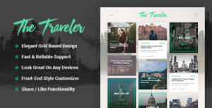 The Traveller - Chủ đề blog WordPress đáp ứng