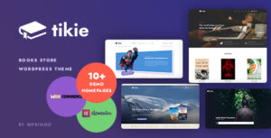 Tikie – Chủ đề WordPress của Cửa hàng sách WooC Commerce
