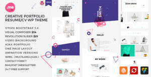 Tôi - Creative Portfolio & Resume / CV WordPress Theme