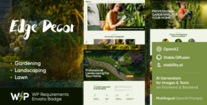 Trang trí cạnh | Chủ đề WordPress làm vườn & cảnh quan