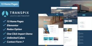 Transpix - Chủ đề WordPress về kho hậu cần
