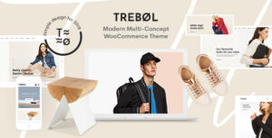 Trebol - Chủ đề WooC Commerce đa khái niệm tối giản và hiện đại