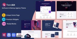 Trendkit - Chủ đề WordPress về dịch vụ phần mềm và SaaS
