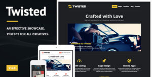 Twisted - Giới thiệu chủ đề WordPress