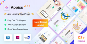 Ứng dụng - Chủ đề WordPress trang đích ứng dụng