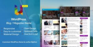 Unick - Chủ đề Thiết kế Material Design cho Blog / Tạp chí WordPress