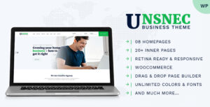 Unsnec - Chủ đề WordPress kinh doanh đa năng