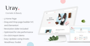 Uray | Chủ đề WooC Commerce của Cửa hàng Mỹ phẩm & Làm đẹp WordPress