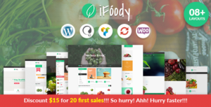 VG iFoody - Chủ đề WordPress WooC Commerce đáp ứng