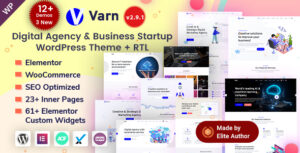 Varn - Chủ đề WordPress của Cơ quan tiếp thị CNTT & SEO Danh mục đầu tư