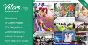 Velcro - Chủ đề WordPress đáp ứng Retina