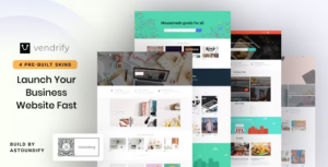 Vendrify - Chủ đề WordPress trên thị trường