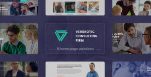 Verbrotic : Chủ đề WordPress tư vấn kinh doanh