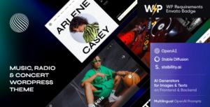 Verse - Chủ đề WordPress về Âm nhạc, Đài phát thanh & Hòa nhạc