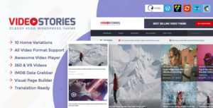 VideoStories – Chủ đề video WordPress