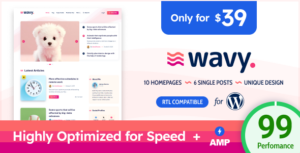 Wave - Blog hiện đại và nhẹ nhàng dành cho WordPress