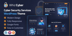 WhizCyber ​​| Chủ đề WordPress An ninh mạng