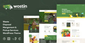Wostin - Chủ đề WordPress về dịch vụ thu gom rác thải