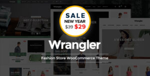 Wrangler - Chủ đề WordPress WooC Commerce đáp ứng đa năng của Cửa hàng thời trang