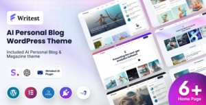 Writest - Chủ đề WordPress dành cho blog cá nhân AI
