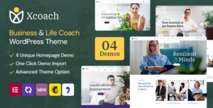 Xcoach - Chủ đề WordPress Huấn luyện viên Cuộc sống và Kinh doanh