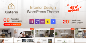 Xinterio - Chủ đề WordPress thiết kế nội thất + RTL