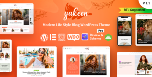 Yakeen - Chủ đề WordPress về blog phong cách sống