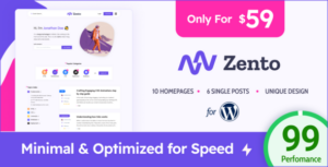 Zento - Blog hiện đại và nhẹ nhàng dành cho WordPress