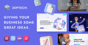Zeptech - Chủ đề WordPress tư vấn kinh doanh