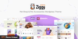 Ziggy - Chủ đề WordPress của cửa hàng thú cưng