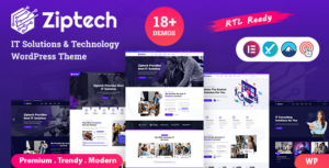 Ziptech - Chủ đề WordPress Công nghệ Giải pháp CNTT