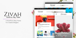 Zivah - Chủ đề blog WordPress dành cho người viết blog sáng tạo