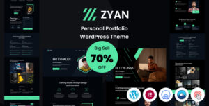 Zyan - Chủ đề WordPress danh mục đầu tư cá nhân