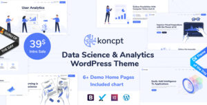 koncpt - Chủ đề WordPress về Khoa học & Phân tích Dữ liệu